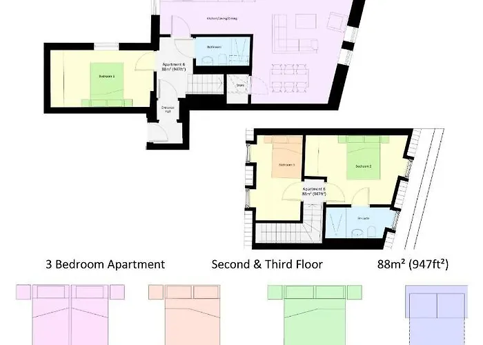 Holiday home 6 3 Bedrooms, Sleeps X 6 York